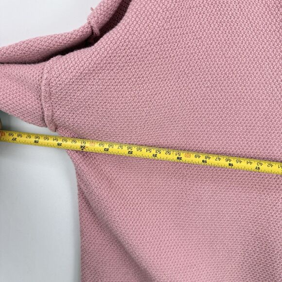 Lillusory Knit Sweater Womens Size XL Pink Henley Oversized - Picture 14 of 15